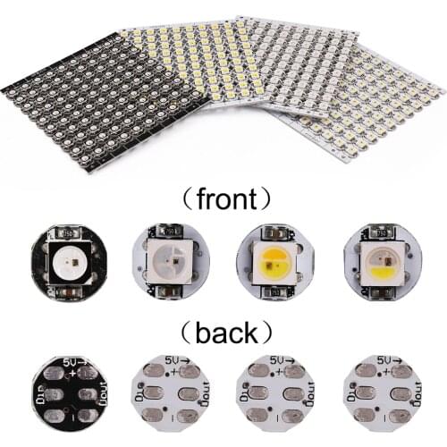 4-Pin WS2812B WS2812 LED Chip & Heatsink Board DC5V 5050 RGB WS2811 IC Built-in RGBW RGBWW WWA LED Chip