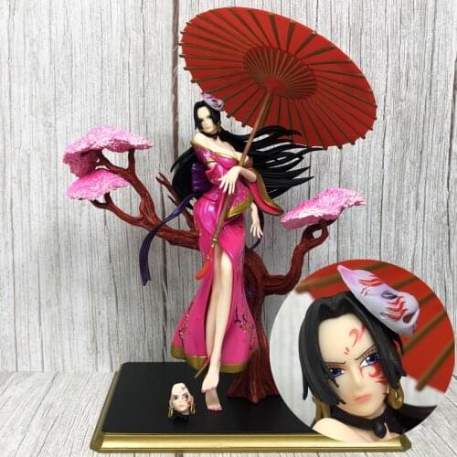 Anime One Piece Boa Hancock Kabuki kimono Sexy Girl GK Action Figure Anime PVC Model adult Collection Toys gifts for Christmas