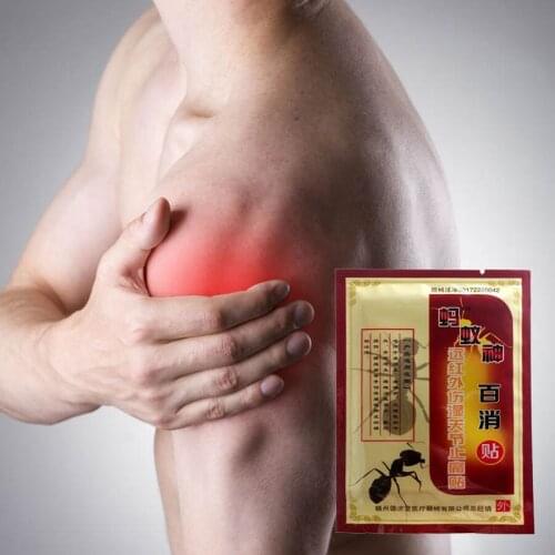 Fast effect Far IR treatment Neck/Joint/Back Pain Relief Patch Self heating Medical Ant venom Analgesic Plaster Patch On Sale