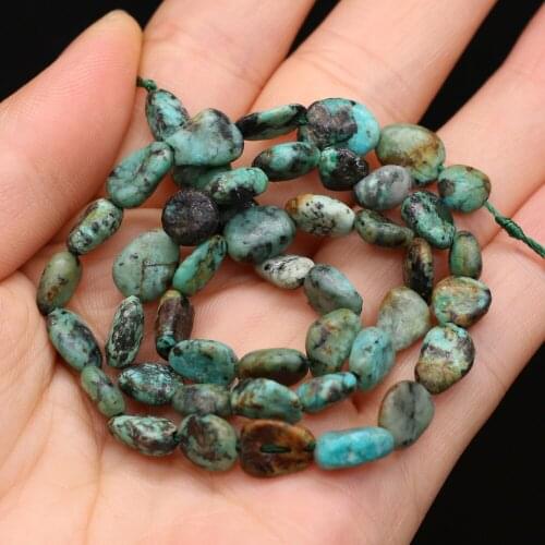 Natural Stone African Turquoises Beads Irregular Scattered Bead for Jewelry Making DIY Bracelet Necklace Accessories