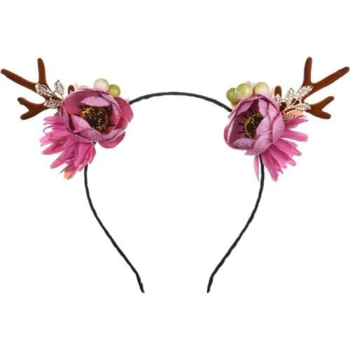 Tree Branches Antlers Headband Christmas Halloween Cosplay Party Photo Shoot Hair Band