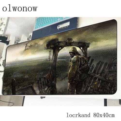 Stalker mousepad 800x400x3mm locrkand gaming mouse pad gamer mat hot sales game computer desk padmouse keyboard large play mats