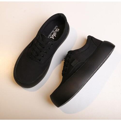 Canvas Sneakers Women Breathable Shoes Platform Sneakers Casual Fashion Sneaker Women Shoes Flat Lightweight Walking Shoes