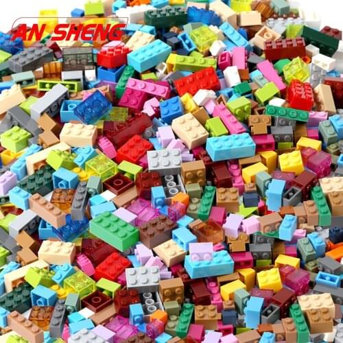 1000/750/500 PCS Building Blocks Bricks Set Creator City DIY Creative Toys Educational Bulk Bricks Compatible All Brands