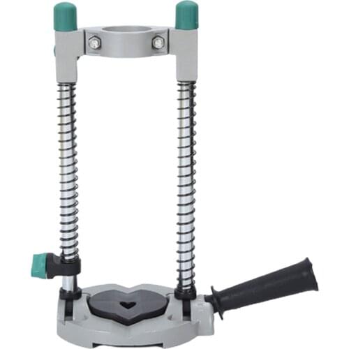 Drill Guide Electric Drill Press Stand 45° Adjustable Mobile Swivel Working Tool