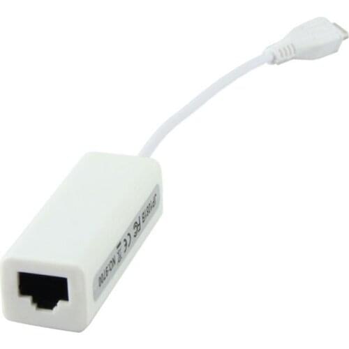 New Arrival Micro Mini 5 pin USB Computer PC Phone Tablet USB Ethernet 10/100 Mbps RJ45 Network Card Lan Adapter high quality