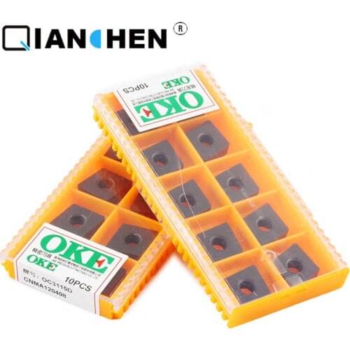 OKE 10pcs/lot High Precision High Performance High Strength CNC CNMA120408 OC3115D Industry Carbide Inserts Hard Alloy
