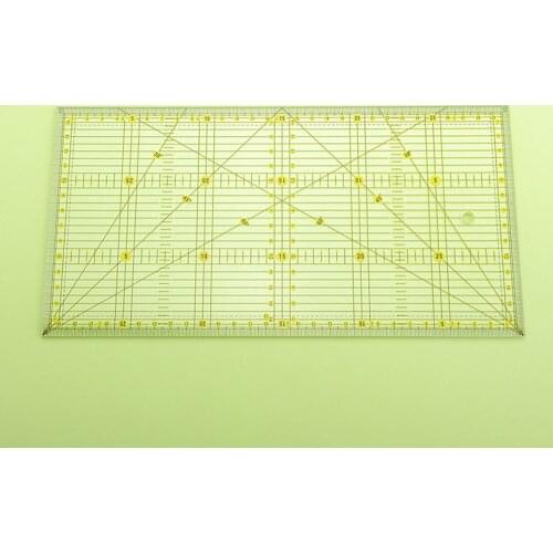 Plastic Sewing Metric Straight Ruler 15*30cm DIY Patchwork Ruler Transparent Quilting Clothing Design Cutting Ruler Accessories