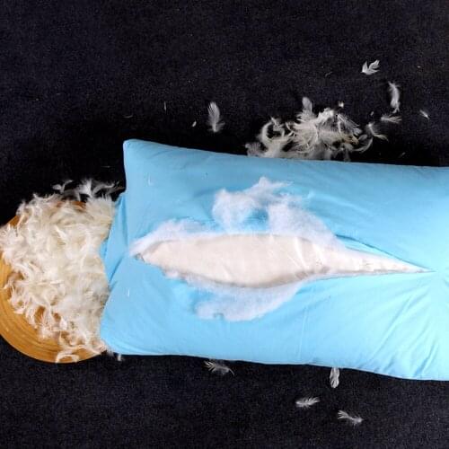 100% White Goose Down Pillow High-grade Five Star Hotel Feather Pillow Adult Orthopedic Neck Pillows With 100% Cotton Cover