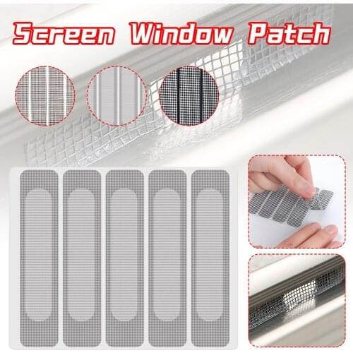 Mosquito Repairing Latch Doors and Windows Drain Hole Mosquito Net Sticker Screening Self-Adhesive Insect Stickers Anti-mosquito