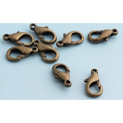 Spring Lobster Clasp Trigger Clips Lanyard Alloy Lobster Clasp Hooks Keychain Clips Metal Fashion Jewelry Findings