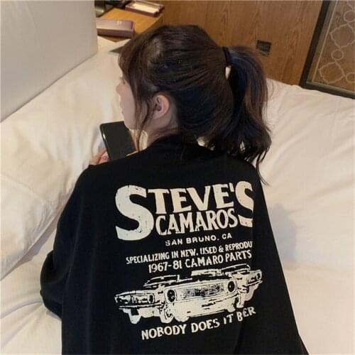 Batwing Sleeve Design Street Style Womens Short-Sleeved T-Shirt Season Korean Loose Thin Section Harajuku Style Blouse