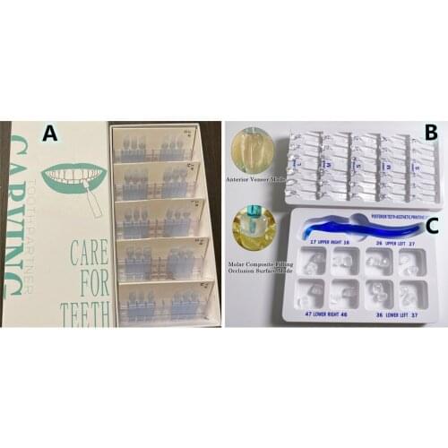 Dental Composite Resin Mould Light Cure Filling Instrument Anterior Posterior Teeth Fast Quick Aesthetic Printing Model Kit