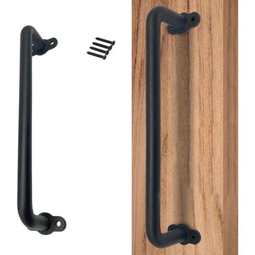 Heavy Duty 11 Inches Cast Iron Sliding Barn Door Pull Design To Sliding Barn Door Gates Garages Cabinets
