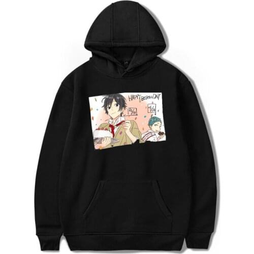 Horimiya Anime Hoodie Man Women Miyamura Birthday Printed Pullover Unisex Sweatshirt Oversized Tops Kpop Harajuku Clothing Coat