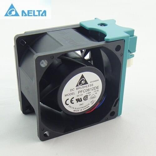 For delta pfc0612de 6038 6 6cm 60*60*38mm 12V 1.68A server speed cooling fan