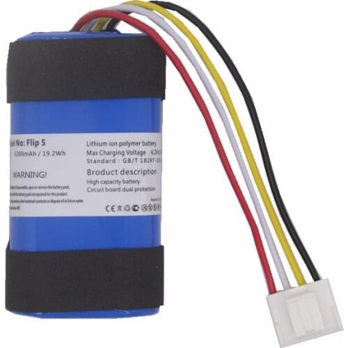 10pcs /lot New Replacement 5200mah Battery For JBL Flip 5 Flip5 Version Speaker batteries