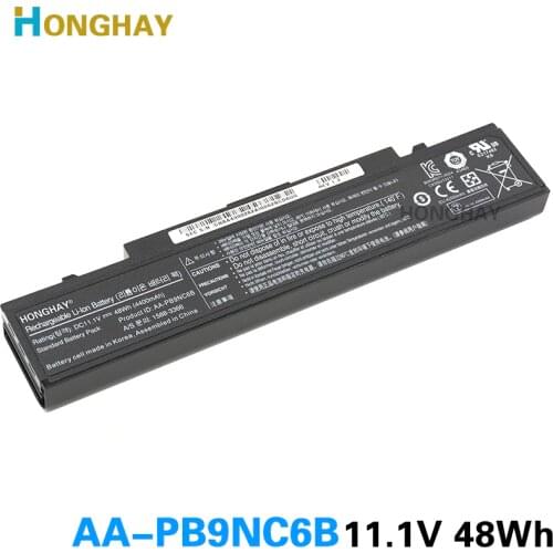 HONGHAY AA-PB9NC6B Laptop Battery For Samsung PB9NS6B PB9NC6B R580 Q460 R468 R525 R429 300e4a RV511 R528 RV420 RV508 355v5c R428