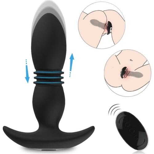 Anal Plug Vibrators For Men Prostate Massager Masturbators Women Vagina Stimulator Dildos Remote Control Male Anus Butt Sex Toys