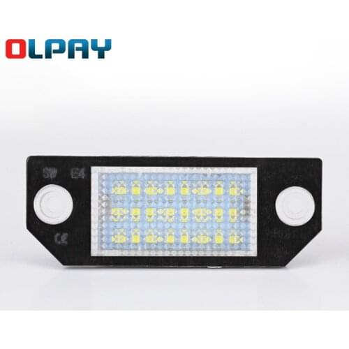 DC12V Car LED License Number Plate Light Lamp 6W 24 LED White Light Fit For Ford For Focus 2 C-Max