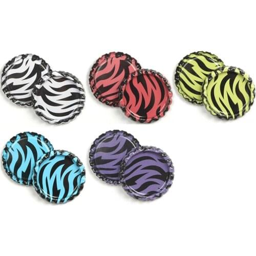 Free Shipping 2016 New Zebra bottle caps 1 inch flatten bottle caps without hole for diy carft , jewelry , hairbows 300 pcs
