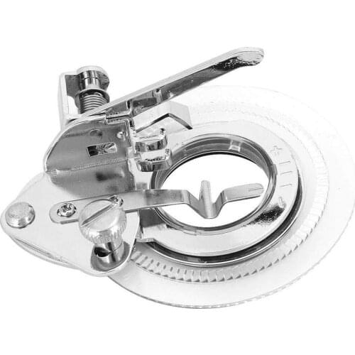 Flower Stitch Sewing Machine Presser Foot Decorative Embroidery Stitch Circles Ruffler Presser Foot for Low Shank Sewing Machine