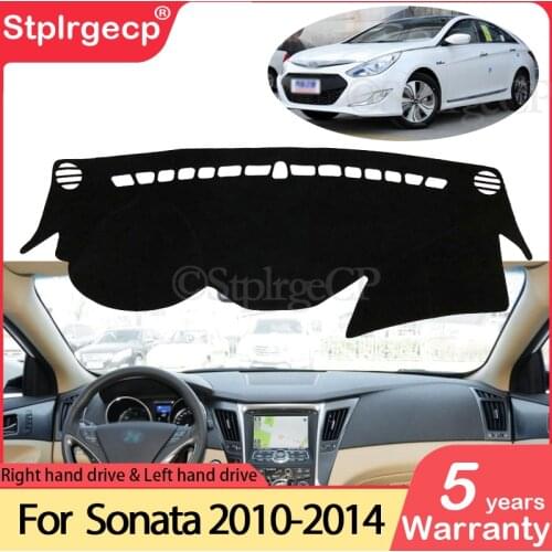 For Hyundai Sonata 2010 2011 2012 2013 2014 YF Anti-Slip Mat Dashboard Cover Pad Sunshade Dashmat Protect Carpet Car Accessories