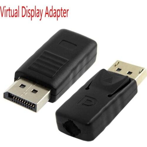 DP Virtual Display Adapter Dummy Plug 3840*2160 Low Power Headless Adapter Connector 4K Graphics Card Cheat for PC Computer