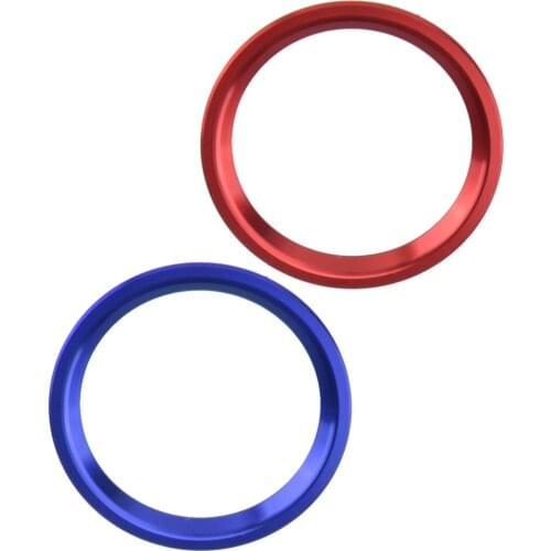 DWCX Car Engine Start Stop Push Switch Button Ring Aluminum Alloy Fit For VW Golf 7 MK7 Jetta CC Arteon Accessories