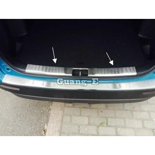 Hot Sale For Suzuki Vitara 2016 2017 2018 2019 Car Cover Stainless Steel Built Rear Bumper Trim Plate Lamp Frame Threshold Pedal