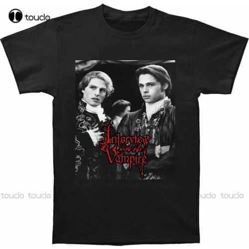 Interview With The Vampire - Lestat And Louis Movie Horror T-Shirt Unisex Tee Cotton Tee Shirt S-5Xl