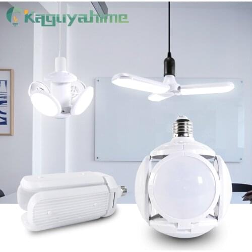 Kaguyahime E27 LED Bulb 40W 30W LED Football Bulb AC 85-265V Spotlight E27 Lampada No Flicker LED Light For Home Folding Bulb