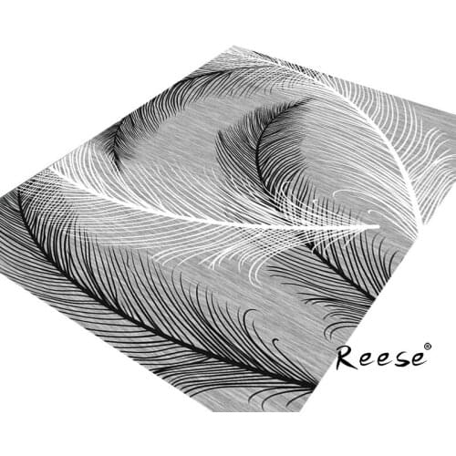 Reese Chinese Area Rug Feathers And Flowers Pattern Decoration Carpets For Living Room Bathroom Bedroom Study Dining Room Table