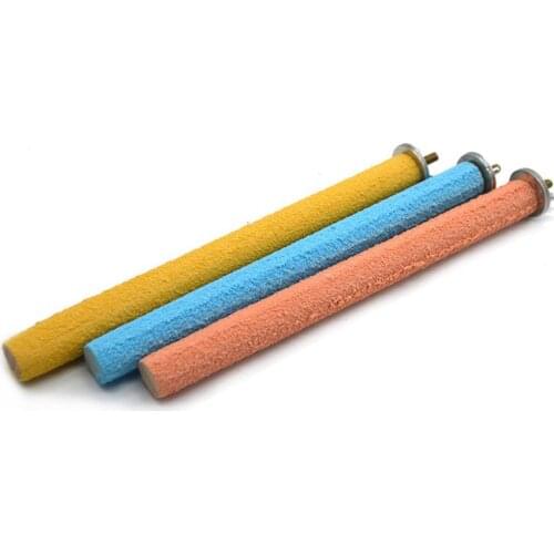HOT Pet Bird Parrot Chew Toys Paw Grinding Cage Stand Perches For Budgie Cage Grinding claw rod grinding mouth stick