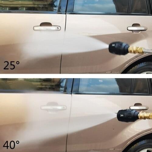 5 In 1 High Pressure Washing Nozzle 1/4 Quick Connector Rotating 0 15 25 40 65 Cleaning Washer P15F