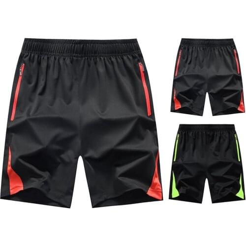 Men Casual Breathable Stretchy Quick Dry Drawstring Fifth Pants Beach Shorts