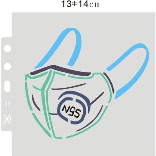 Wholesale Masks plastic mold shield DIY cake scrapbook stencils hollow Embellishments printing lace ruler Valentines Day