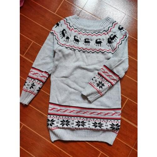 Sweet Mori Girl Knitted Chirstmas Sweater Long Sleeve Pullover Sweaters Embroidery Women Pull Femme TopsCoat Female Slim Sweater