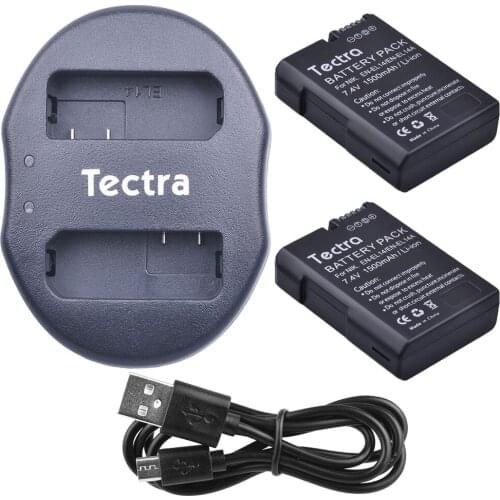 1500mAh EN-EL14 EN-EL14a Decoded Battery+USB Dual Charger for Nikon P7000 D3100 D3400 D5100 D5200 D5600 P7100 P7700 P7800 D3200