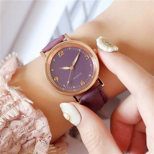 Reloj Mujer Brand Luxury Fashion Women Quartz Watches Clock Rose Gold Dial Casual Dress Wrist Watch Ladies Watch Montre Femme F3