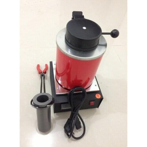 Diy 2KG CAPACITY GOLD ELECTRIC MELTING FURNACES WITH 1PC GRAPHITE CRUCIBLE PLIER SMELTING FURNACE 110V 220V