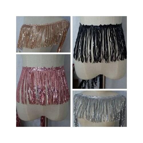 1M/bag High Quality Sequins Sequins Long Tassel National Style Clothing Show Home Accessories
