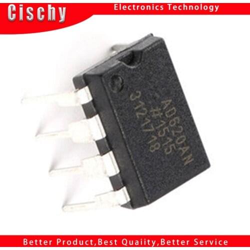1PCS AD620 AD620AN AD620ANZ DIP-8 Low power instrumentation amplifier