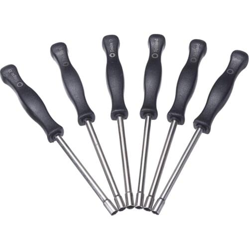 6pcs Screwdriver Carburetor Adjustment Tool 7-Teeth Splined Single D Double D Hexagon Hex Socket Kit