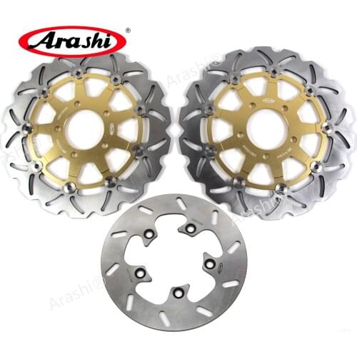 Arashi 1 Set 290 / 220 mm For SUZUKI SV 650 S 2003 - 2009 CNC Floating Front Rear Brake Disc Rotors SV650S 2004 2005 2006 2007