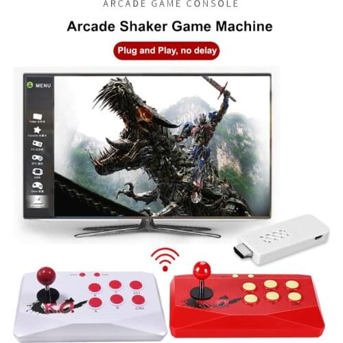 Arcade Video Game Console 2.4G Wireless with Arcade Joystick TV Game Console HDMI-Compatible Game Stick for MAME/PSP/PS1/SNES