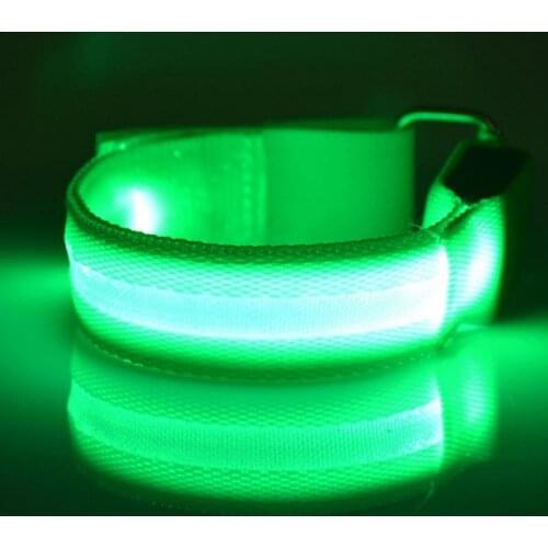 Wrist Support LED Reflective Light Arm Armband Strap Safety Belts For Night Running Cycling Wristband Strap Wrist Bracelets New
