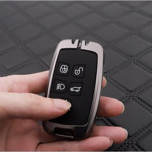 Zinc Alloy Key Cover for Car Covers Case Key Protection For Land Rover A9 Range Rover Sport 4Evoque Freelander 2 Discovery