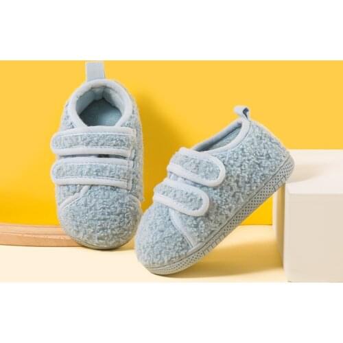 Childrens Slippers Winter Boys 1-3 Years Old Baby Slippers Warm Non-slip Indoor Shoes Children Infants and Young Children
