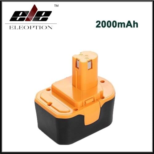 Eleoption 14.4V 2000mAh Ni-CD Power Tool Battery For RYOBI 1314702 1400144 1400656 RY6200 CBI1442D